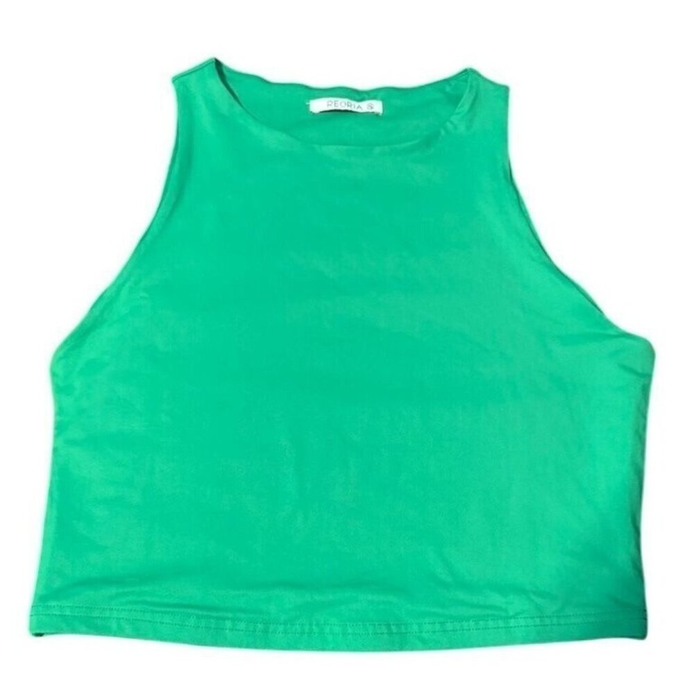 Reproach 2 Women's Ribbed & Solid Tank Tops Activewear High Neck Cropped